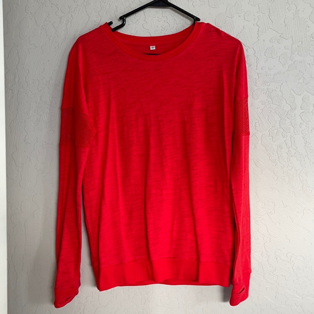 Red Workout Top